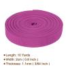 Rebower Nylon Webbing Strap, 10 Yards x 7/8 Inch Polypropylene Webbing Lightweight Strapping Backpack Band for DIY Gear Repair Outdoor Luggage Cargo Straps, Rose Red view 2