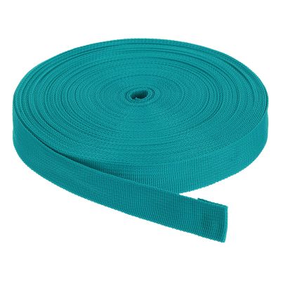 Rebower Nylon Webbing Strap, 50 Yards x 1 Inch Polypropylene Webbing Lightweight Strapping Backpack Band for DIY Gear Repair Outdoor Luggage Cargo Straps, Dull Green