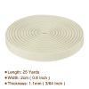 Rebower Nylon Webbing Strap, 25 Yards x 7/8 Inch Polypropylene Webbing Lightweight Strapping Backpack Band for DIY Gear Repair Outdoor Luggage Cargo Straps, Light Beige view 2