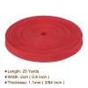 Rebower Nylon Webbing Strap, 25 Yards x 7/8 Inch Polypropylene Webbing Lightweight Strapping Backpack Band for DIY Gear Repair Outdoor Luggage Cargo Straps, Bright Red view 2
