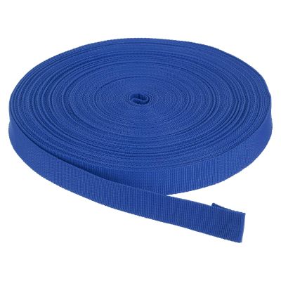Rebower Nylon Webbing Strap, 50 Yards x 7/8 Inch Polypropylene Webbing Lightweight Strapping Backpack Band for DIY Gear Repair Outdoor Luggage Cargo Straps, Dark Blue