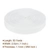 Rebower Nylon Webbing Strap, 50 Yards x 1 Inch Polypropylene Webbing Lightweight Strapping Backpack Band for DIY Gear Repair Outdoor Luggage Cargo Straps, White view 2