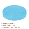 Rebower Nylon Webbing Strap, 25 Yards x 1 Inch Polypropylene Webbing Lightweight Strapping Backpack Band for DIY Gear Repair Outdoor Luggage Cargo Straps, Sky Blue view 2