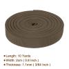 Rebower Nylon Webbing Strap, 10 Yards x 7/8 Inch Polypropylene Webbing Lightweight Strapping Backpack Band for DIY Gear Repair Outdoor Luggage Cargo Straps, Coffee view 2