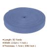 Rebower Nylon Webbing Strap, 50 Yards x 1 Inch Polypropylene Webbing Lightweight Strapping Backpack Band for DIY Gear Repair Outdoor Luggage Cargo Straps, Dull Blue view 2