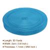 Rebower Nylon Webbing Strap, 50 Yards x 7/8 Inch Polypropylene Webbing Lightweight Strapping Backpack Band for DIY Gear Repair Outdoor Luggage Cargo Straps, Lake Blue view 2