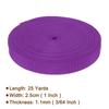 Rebower Nylon Webbing Strap, 25 Yards x 1 Inch Polypropylene Webbing Lightweight Strapping Backpack Band for DIY Gear Repair Outdoor Luggage Cargo Straps, Purple view 2