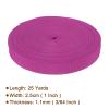 Rebower Nylon Webbing Strap, 25 Yards x 1 Inch Polypropylene Webbing Lightweight Strapping Backpack Band for DIY Gear Repair Outdoor Luggage Cargo Straps, Rose Red view 2