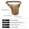 LYCZMY Tactical Drop Leg Pouch Bag Thigh Bag Pack Military Waist Bag Pack For Motorcycle Racing Bike Cycling Hiking horse Riding (Mud Color) view 3