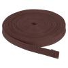 Rebower Nylon Webbing Strap, 25 Yards x 7/8 Inch Polypropylene Webbing Lightweight Strapping Backpack Band for DIY Gear Repair Outdoor Luggage Cargo Straps, Deep Brown view 1