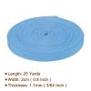 Rebower Nylon Webbing Strap, 25 Yards x 7/8 Inch Polypropylene Webbing Lightweight Strapping Backpack Band for DIY Gear Repair Outdoor Luggage Cargo Straps, Blue view 2