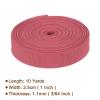 Rebower Nylon Webbing Strap, 10 Yards x 1 Inch Polypropylene Webbing Lightweight Strapping Backpack Band for DIY Gear Repair Outdoor Luggage Cargo Straps, Watermelon Red view 2
