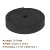 Rebower Nylon Webbing Strap, 10 Yards x 1 Inch Polypropylene Webbing Lightweight Strapping Backpack Band for DIY Gear Repair Outdoor Luggage Cargo Straps, Black view 2