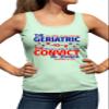Large Mint Women Fitted Geriatric vs Convict '24 Revenge is Going to Be Sweet Sleeveless Tank Top T-Shirt view 1