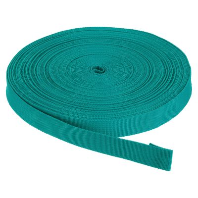 Rebower Nylon Webbing Strap, 25 Yards x 7/8 Inch Polypropylene Webbing Lightweight Strapping Backpack Band for DIY Gear Repair Outdoor Luggage Cargo Straps, Dull Green