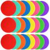 Poly Spot Markers Rubber Floor Dots 9 inch 8/16/24 Pcs Flat Cones Non-slip Agility Markers Poly Spots for Gym Soccer Basketball Sports Speed Agility Training, Classroom Activities, Exercise Drills view 1