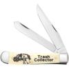 Case XX WR POCKET KNIFE, TRASH COLLECTOR NATURAL SMOOTH BONE TRAPPER, 4 1/8 INCHES CLOSED, ITEM #2067607 view 1