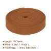 Rebower Nylon Webbing Strap, 10 Yards x 1 Inch Polypropylene Webbing Lightweight Strapping Backpack Band for DIY Gear Repair Outdoor Luggage Cargo Straps, Brown view 2