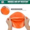 Poly Spot Markers Rubber Floor Dots 9 inch 8/16/24 Pcs Flat Cones Non-slip Agility Markers Poly Spots for Gym Soccer Basketball Sports Speed Agility Training, Classroom Activities, Exercise Drills view 3