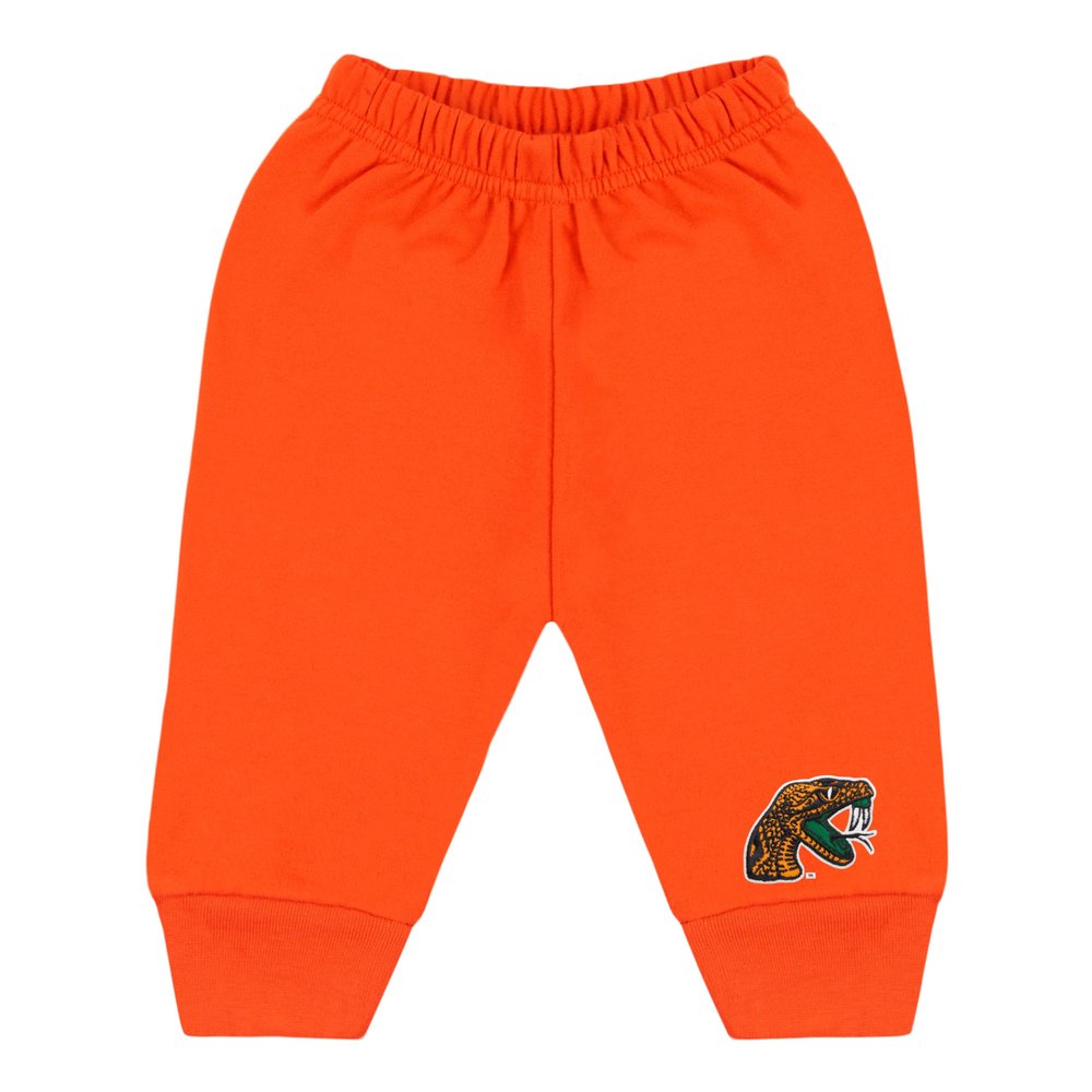 College Baby NCAA Infant Jogger Sweatpants, Florida A&M Logo, Orange, 0-3 Months