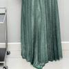 Business Casual Shirt Dress for Women Ruffle Flowy Shirt Dress Long Sleeves A Line Pleated Midi Dresses with Belt (X-Large,Green) view 4