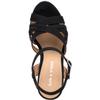 Sun + Stone Womens Naomii Faux Suede Strappy Heels Black 10 Medium (B,M) view 3