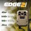 Moultrie Edge 2 Pro Cellular Trail Camera - Auto Connect Nationwide 4G LTE - On Demand 40MP Photo - 1440P Video with HD Audio - Ai False Trigger Elimination - 100 Ft Detection Range - No-Glow Flash view 2