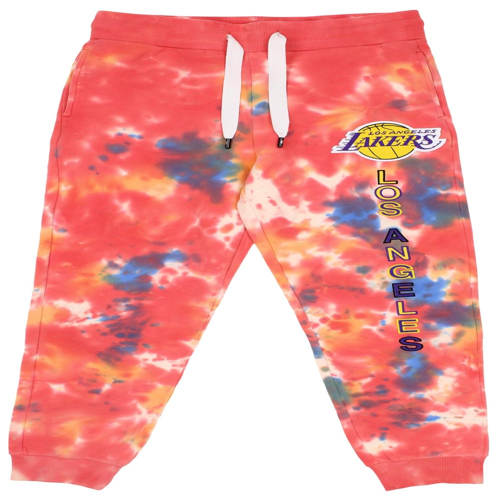 FISLL NBA Women's Tiedye Jogger - Los Angeles Lakers, Large