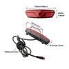 Bright and Reliable Rear Tail Light Fits Fit for 48V Electric Bicycles Waterproof view 2