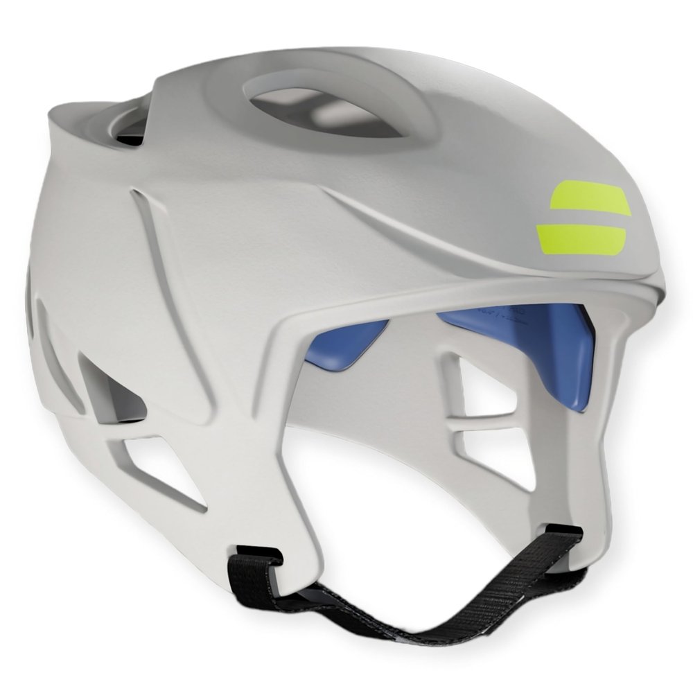 SYZMIK X7 Soft Shell Headgear - 5 Star Rated - Patented Technology Designed for 7v7, Non-Helmeted Football Training, Flag Football - White | Youth