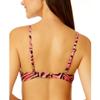 Salt + Cove Womens Juniors Printed Underwire Bikini Swim top Orange XL view 2