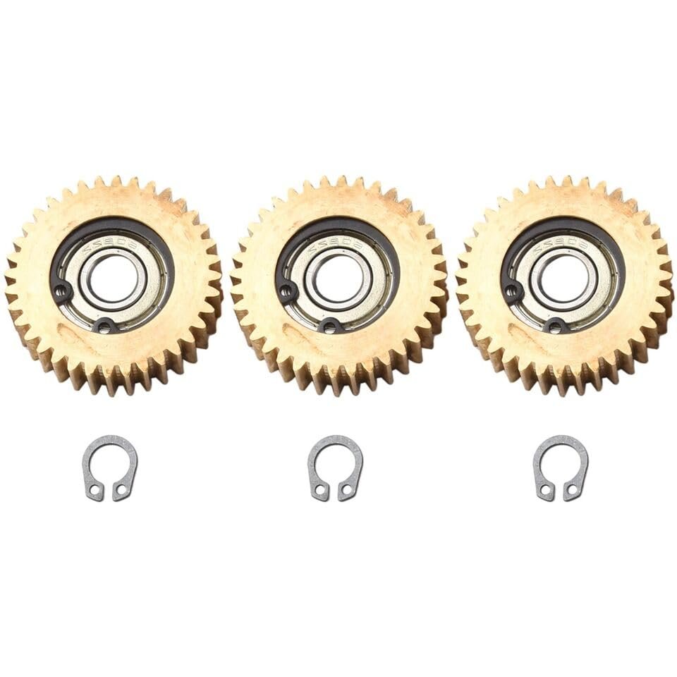 zedreammy 3Pc 36T Ebike Wheel Hub Motor Planetary/Copper Gears W/Bearing Fit for Bafang Motor
