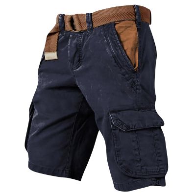 Cargo Shorts for Men 2025 Casual Outdoor Tactical Shorts SolidPatriotic Printed Distressed Washed Military Pants