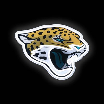 FOCO Jacksonville Jaguars NFL Team Logo LED Neon Light Up Sign