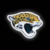 FOCO Jacksonville Jaguars NFL Team Logo LED Neon Light Up Sign view 1