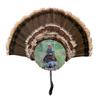 Festus Trading Company Turkey Fan Mount  Display for Wild Tail Feathers  Perfect for Trophy Hunting Enthusiasts
