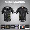 fox & fury Black Baseball Jerseys Mexico, Guatemala, El Salvador, Honduras, Venezuela, Puerto Rico, Brazil, Cuba, Nicaragua (US, Alpha, Small, Regular, Regular, Mexico) view 3