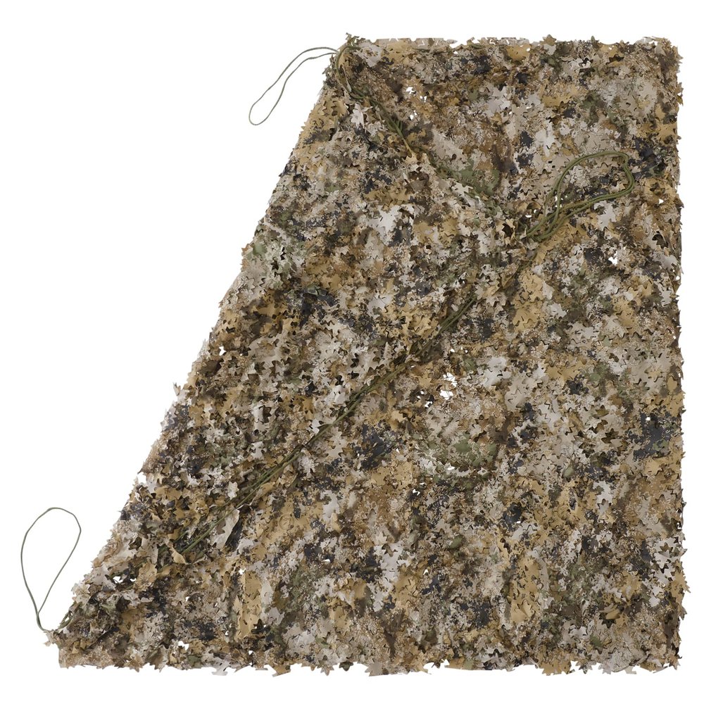 BASSDASH Camo Netting with Back Meshing Camouflage Mesh Water Resistant for Hunting Blind Theme Decoration Sunshade Cover