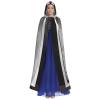 QASNLU Parisian Coffee Eiffel Tower print Halloween hooded cape decoration cape costumes for witches, Mardi Gras, Christmas, Black view 2