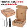 25 Pairs Sintered Metal Bike Brake Pads Compatible for Shimano Brake Pads XTR M975 M966 M965 SLX M665 LX M596 Deore XT, MTB Ebike Bicycle Disc Brake Pads Replacement with 3 Installation Tools view 2