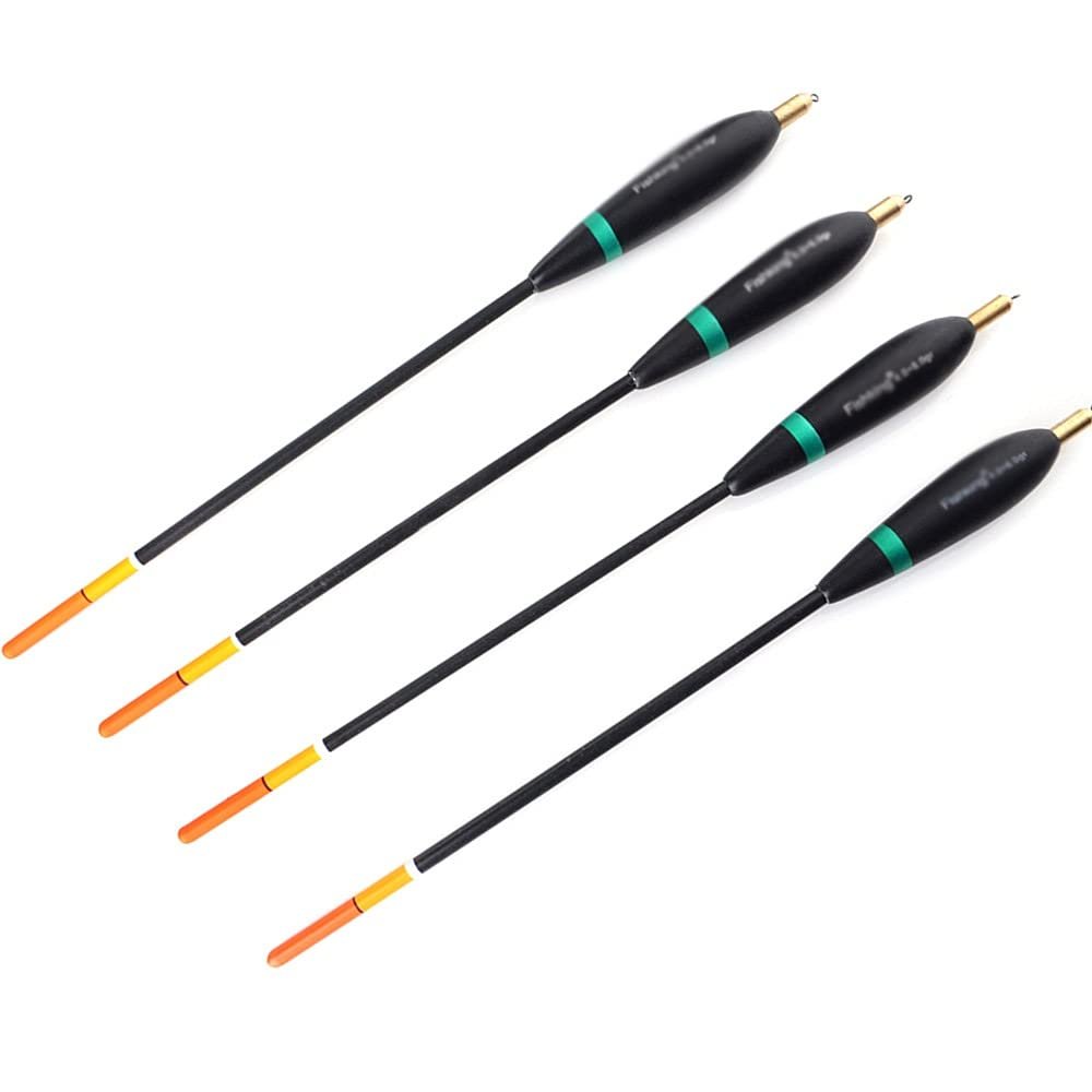 4/5pcs Fishing Floats Mixed Size Balsa Weight Bobber Cork Fir Float Vertical for Carp Fishing Tackle (Size : 4pcs) ()