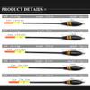 4/5pcs Fishing Floats Mixed Size Balsa Weight Bobber Cork Fir Float Vertical for Carp Fishing Tackle (Size : 4pcs) () view 2