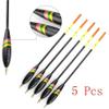 4/5pcs Fishing Floats Mixed Size Balsa Weight Bobber Cork Fir Float Vertical for Carp Fishing Tackle (Size : 4pcs) () view 3