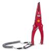 Fishing Pliers, Aluminum Alloy Saltwater Fishing Gear, Split Ring Hook Remover, Knot Tying Tool, Fishing Gifts for Men (Color : Green) (Red) view 1