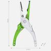 Fishing Pliers, Aluminum Alloy Saltwater Fishing Gear, Split Ring Hook Remover, Knot Tying Tool, Fishing Gifts for Men (Color : Green) (Red) view 2