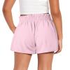 Epaihaiy Cute Axolotl Athletic Shorts for Girls Casual Loose Fit Flowy Shorts Size 5-6 High Waisted Sport Shorts with Pocket Summer Cute Clothes for Kids view 2