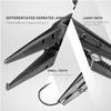Fishing Pliers, Stainless Steel Clamp Head Fishing Gear, Saltwater Resistant Fishing Tools, Hook Remover Braid Line Cutting and Split Ring Pliers, for Fishermen view 4