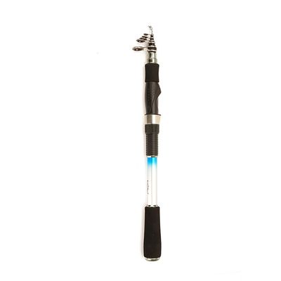 Portable Retractable Subpole Carbon Travel Fishing Rod Sliding Pole Straight Handle Fishing Gear (D 2.1M)