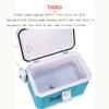Fishing Tackle Box, Outdoor Fishing Insulated Box, Car Fishing Tackle Storage Box, Suitable for Sea Fishing and Boat Fishing (M) () view 3
