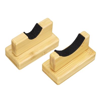 uxcell 2pcs Light Saber Wall Mount, Wood Sword Display Stand Sword Storage Rack for Sword, Axe, Baseball Rack, Khaki